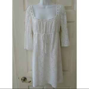 Laundry Size Sm White Lace Dress